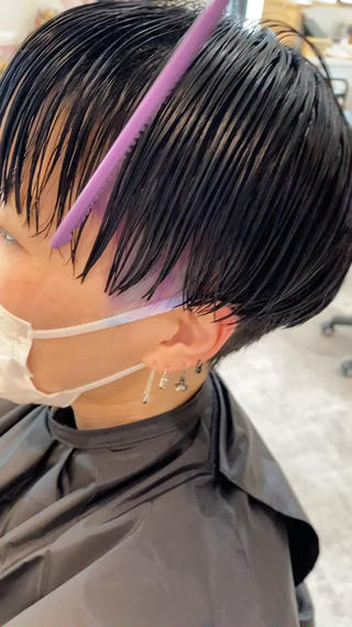 ショート カラー オスズ 🎀´-のヘアスタイル