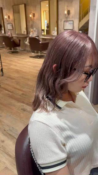 セミロング 🔅透明感カラー切田 はじめ🔆のヘアスタイル