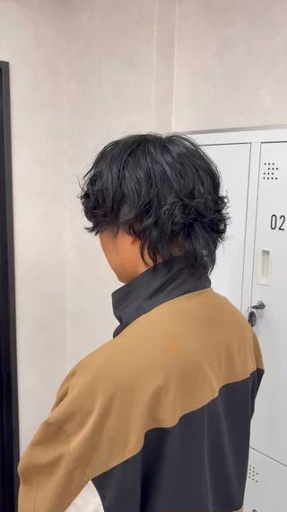 "緩めスパイラルパーマ" 