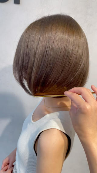 ショート カラー ✨髪質改善✨美髪 矯正🫧小泉のヘアスタイル