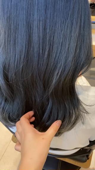 #ブリーチなし
#ブルーブラック
#ブリーチなしグレー 