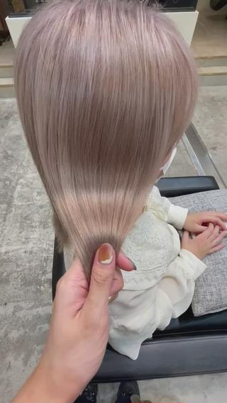 ミディアム 似合わせカット‪// 鶴我万唯華のヘアスタイル