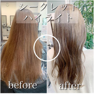 【シークレットハイライトとは？？】
ブリーチで入れる、極細ハイライトです
ギャルっぽくならず、ナチュラルな仕上がりに


【シークレットハイライトによる効果】
光の当たり方が変わり、ツヤ感が大幅up
自然な立体感up
カラーの透明感up(赤みが綺麗に消える)
伸びてきても根元が気になりにくい
色落ちしても汚く見えない
お仕事等でカラーに制限がある方でも挑戦しやすい
ブリーチによるダメージが少ない
白髪ぼかしとしても◎
髪質改善 酸熱トリートメントとも相性抜群！


イルミナカラー
 ダメージレスに染められ、柔らかい質感が得意なカラー材
GoofyTokyoでは全色取り扱いし、細かいニュアンスまで表現可能
シークレットハイライトと相性がとても良く、艶感が増します


Aujuaトリートメント
 業界最高峰のプロも認めるAujua。
こちらのクーポンには、
Aujua最新ライン、ブリーチケア用トリートメント
リペアリティが付いています
認定サロンでしか扱えないAujuaシリーズ、ぜひご体感ください 