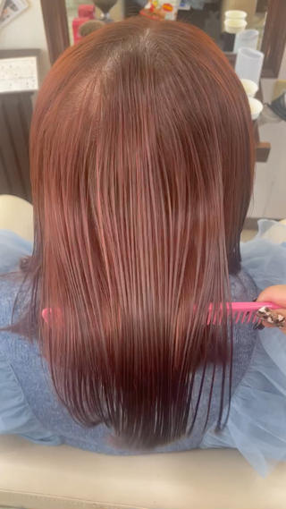 ミディアム 奈良/生駒/髪質改善 FEEL/マコのヘアスタイル