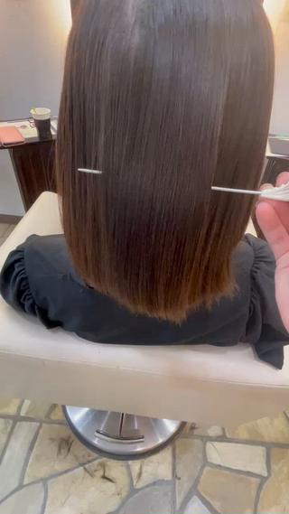 ミディアム 奈良/生駒/髪質改善 FEEL/マコのヘアスタイル