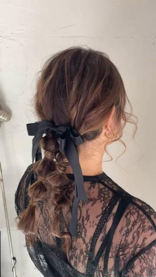 編みおろしのツインは、少し個性的であまり被らないスタイルなのでオススメです♪ 