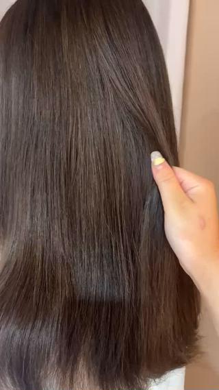 赤みを消した透明感たっぷりのブラウンカラー★ 