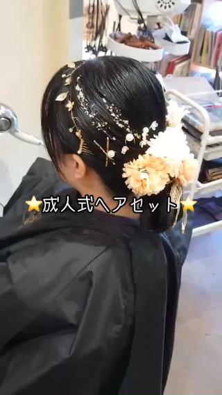 ヘアアレンジ LAMP HAIR  ランプヘアー所属・徳永 博志のヘアスタイル