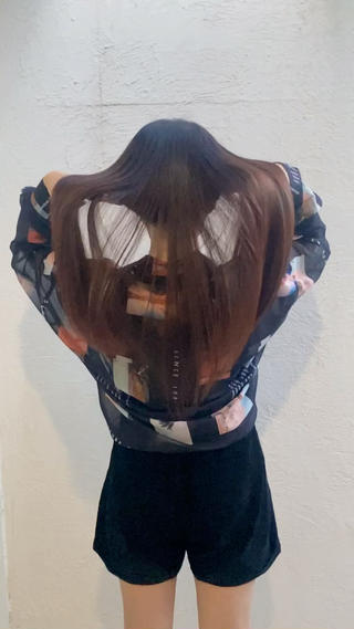 ロング 千 田のヘアスタイル