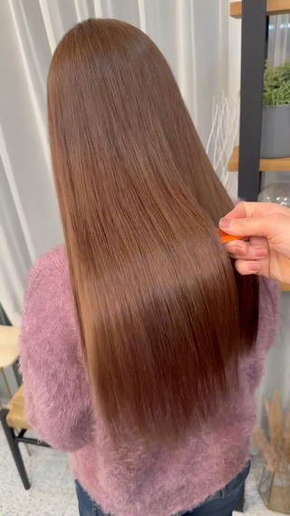 ロング 美髪形成💎縮毛矯正 顔レイヤー松尾　幸樹のヘアスタイル