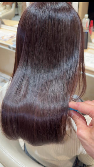 ミディアム カラー 髪質改善カラー💎 オオネヨシナリのヘアスタイル