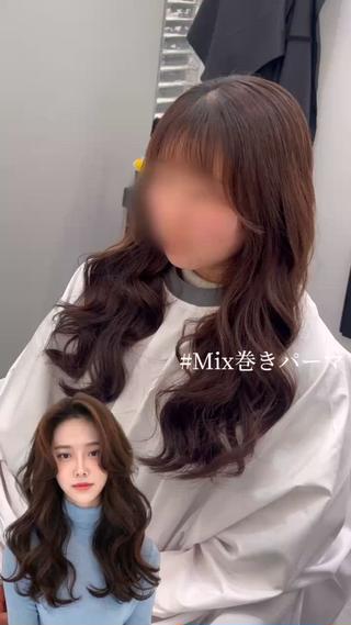 パーマ モ モのヘアスタイル