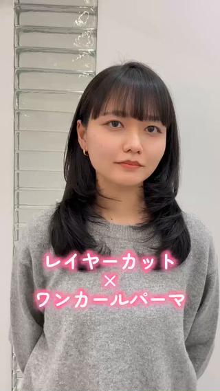 パーマ モ モのヘアスタイル