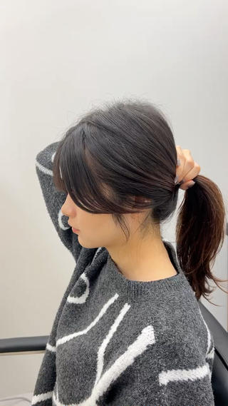 パーマ コテ巻き風パーマ 専門店　モモのヘアスタイル