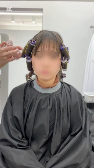 パーマ コテ巻き風パーマ 専門店　モモのヘアスタイル