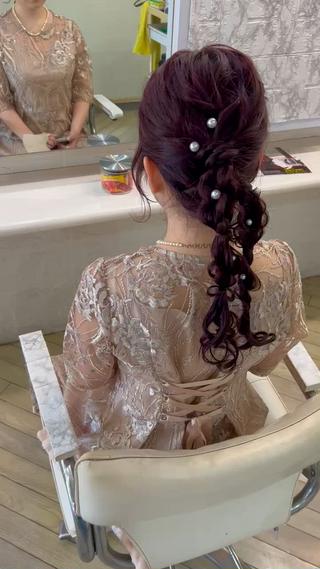 ロング konomi⛓🩶 カラー/ヘアアレンジのヘアスタイル