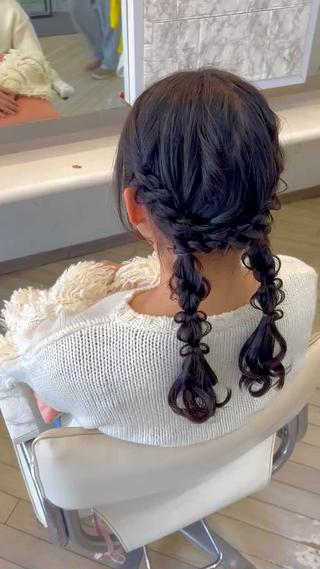 ロング konomi⛓🩶 カラー/ヘアアレンジのヘアスタイル