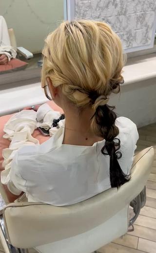 ロング ヘアアレンジ konomi⛓🩶 カラー/ヘアアレンジのヘアスタイル