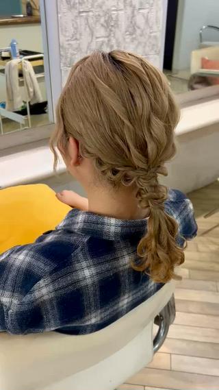 セミロング konomi⛓🩶 カラー/ヘアアレンジのヘアスタイル