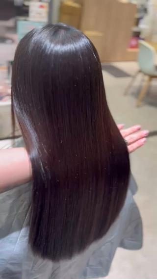 最近縮毛矯正かけたお客様です 