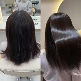 🎀縮毛矯正/ ツヤ髪/ANJU🌙のヘアスタイル