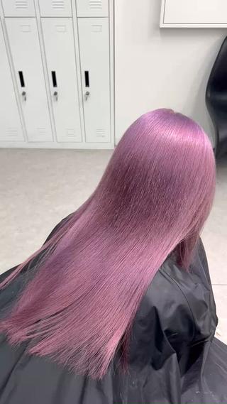 ピンクラベンダー
色落ちも黄ばみがない柔らかいブロンドになります 