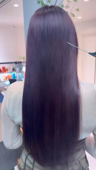 カラー 小田 晃瑛のヘアスタイル