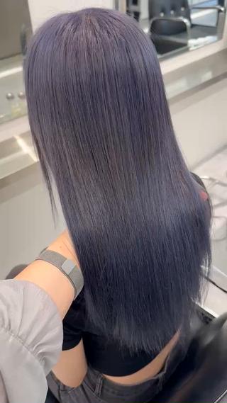 ロング カラー Parve  Mix 🫧梶川虹のヘアスタイル