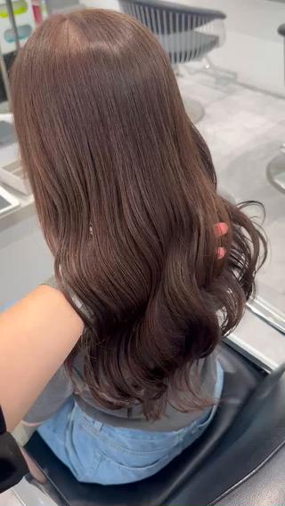 ロング カラー Parve  Mix 🫧梶川虹のヘアスタイル