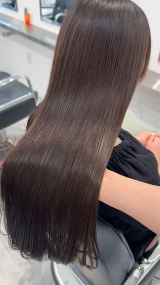 ロング カラー Parve  Mix 🫧梶川虹のヘアスタイル