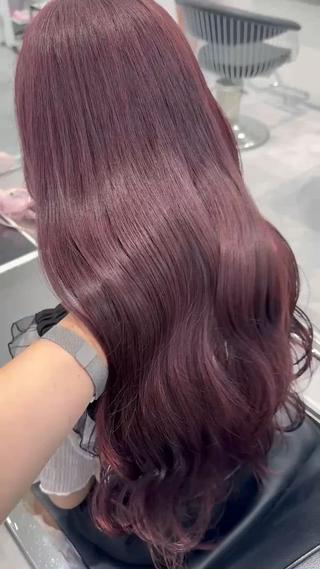 ロング カラー Parve  Mix 🫧梶川虹のヘアスタイル