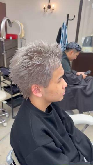 ショート メンズ headstock所属・31日カットパーマ枠 のすけ【五位堂】のヘアスタイル