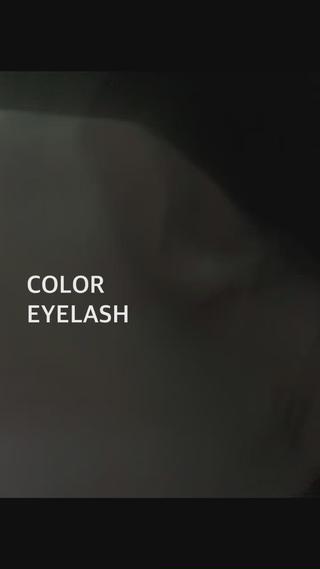 人気のカラーマツエクです 