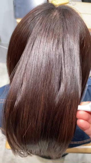 ロング 複雑履歴修正/ ハイトーン職人/拓真のヘアスタイル