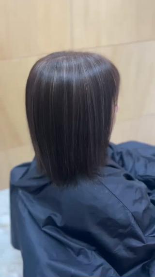 細めハイライト 