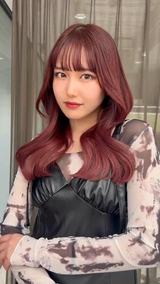 #韓国ヘア#くびれヘア#レイヤーカット#ワンホンヘア#京都 