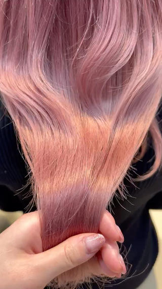 ロング カラー 韓国ヘア/レイヤー カット/KANAのヘアスタイル