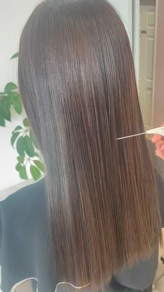 髪質改善カラー 