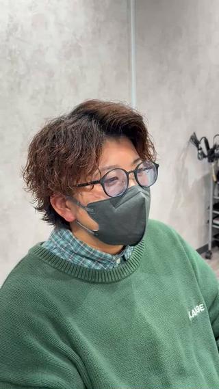 パーマ Noe所属・林 将大のヘアスタイル