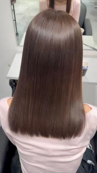 セミロング 💎レイヤーカット× 髪質改善💎後藤陸のヘアスタイル