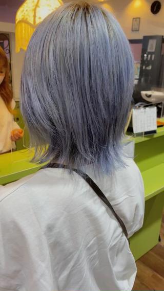 ミディアム 🦋透明感カラー🦋 CHIHARUのヘアスタイル