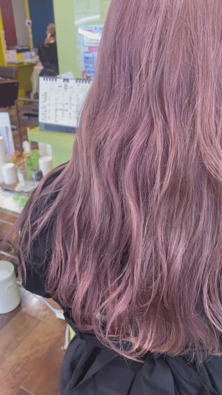 二回以上のブリーチ

#ピンクベージュ
#ピンク
#ベージュ 