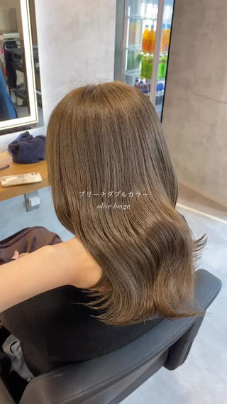 ロング カラー 淡色/ワンホンヘア 🤍MINORIのヘアスタイル