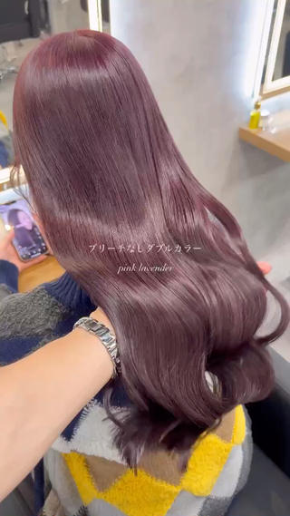 ロング カラー 淡色/ワンホンヘア 🤍MINORIのヘアスタイル