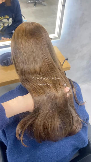 ロング カラー 淡色/ワンホンヘア 🤍MINORIのヘアスタイル