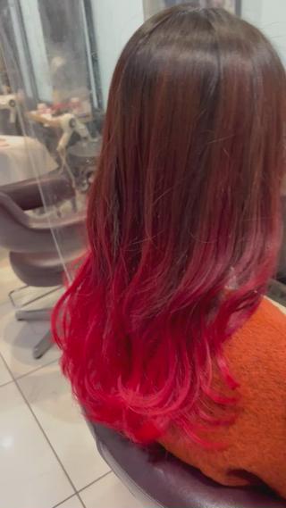 ロング カラー 髪質改善✨️レイヤー クボタリョウのヘアスタイル