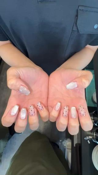 大人っぽく可愛くしたい時にドットはオススメです 