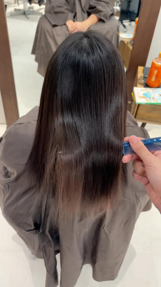 ミディアム パーマ 髪質改善・酸性・ ストレート　Maruのヘアスタイル