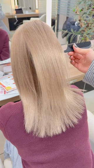 ロング パーマ 髪質改善・酸性・ ストレート　Maruのヘアスタイル