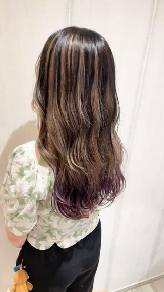 ロング カラー ヘアアレンジ 小野寺祐希人 Calbariのヘアスタイル